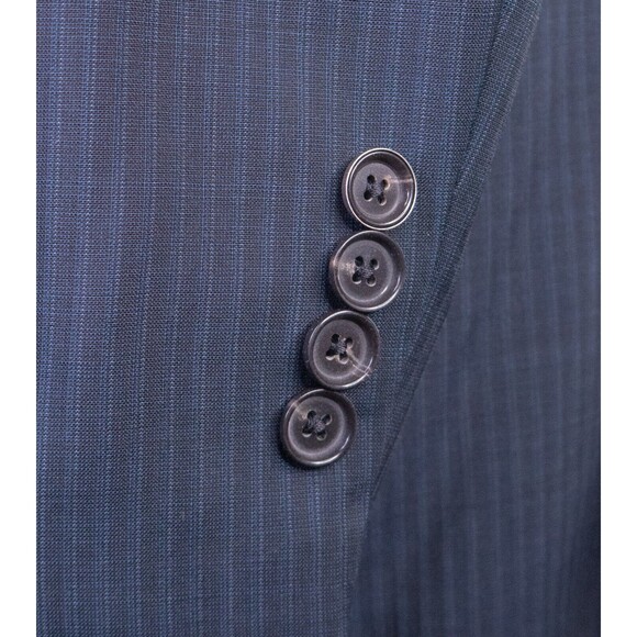 Hugo Boss The JAMES Blazer Sport Coat 2-Button Casual Jacket 42L Wool Stripped - Picture 7 of 15